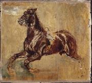 Jean-Louis-Ernest Meissonier Study of a horse oil
